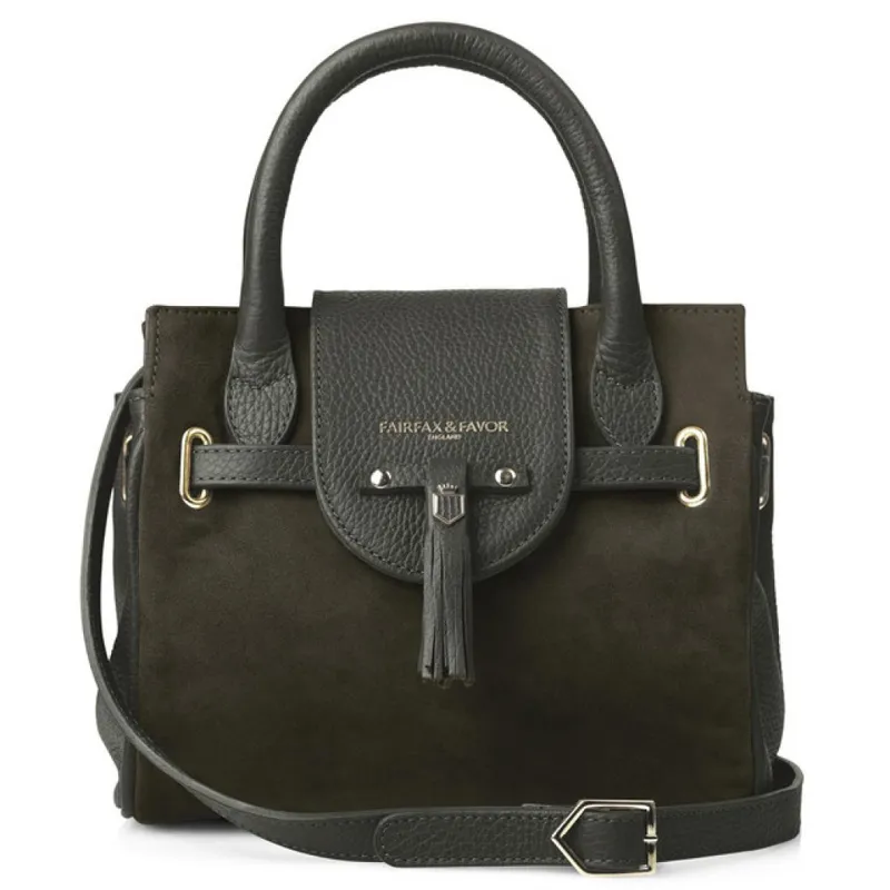 Fairfax and Favor Mini Windsor Handbag in Moss Green