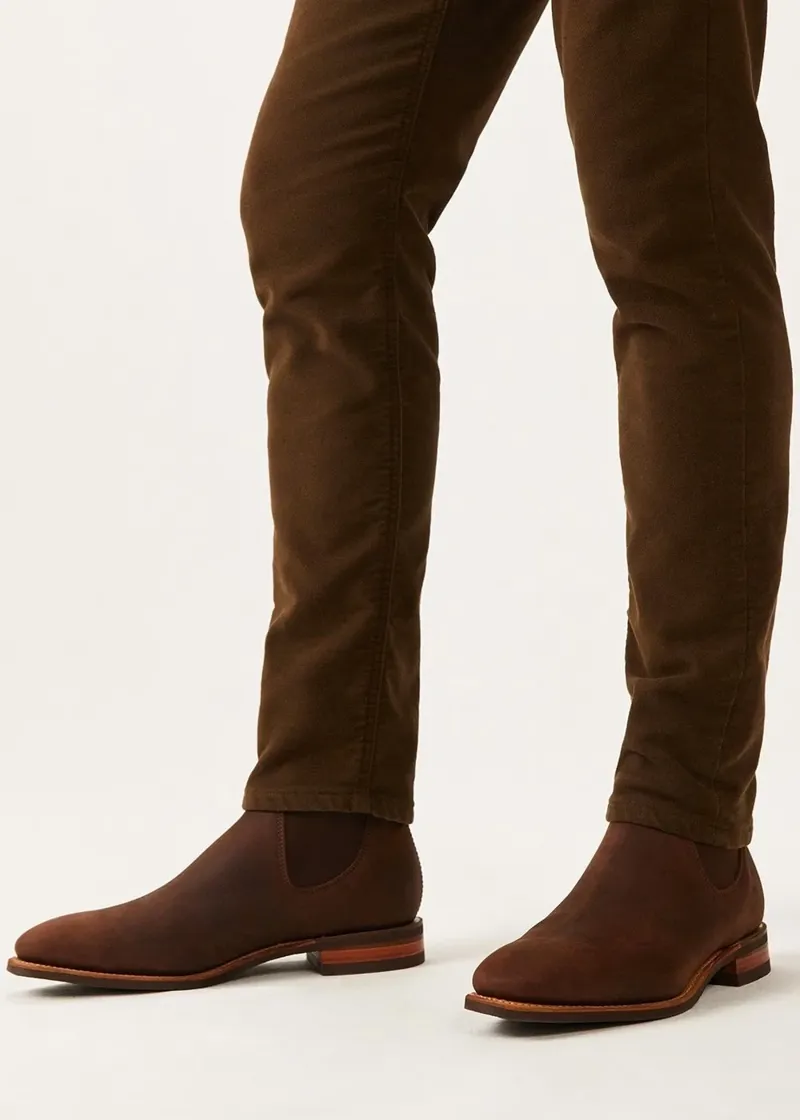R M Williams Comfort Craftsman Boot in Bark Oily Fern-2