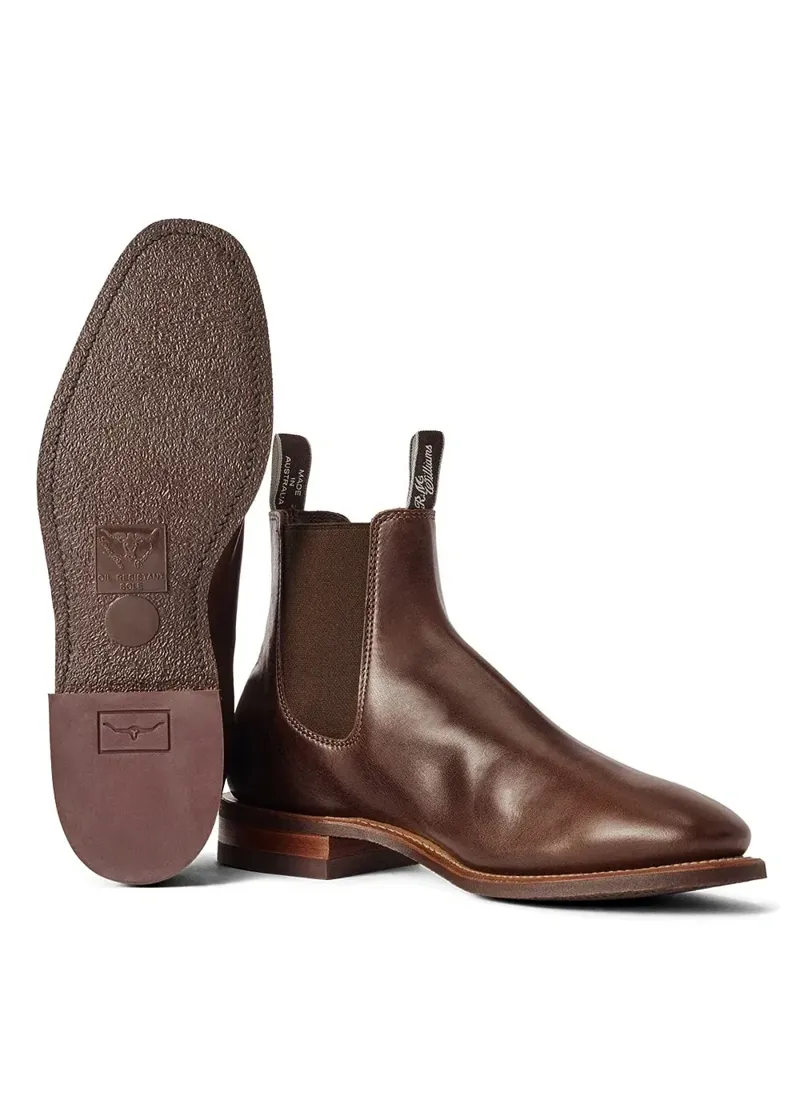 R M Williams Comfort Craftsman Boot in Walnut Pull Up-2