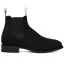 R M Williams Comfort Craftsman Boot in Black Suede