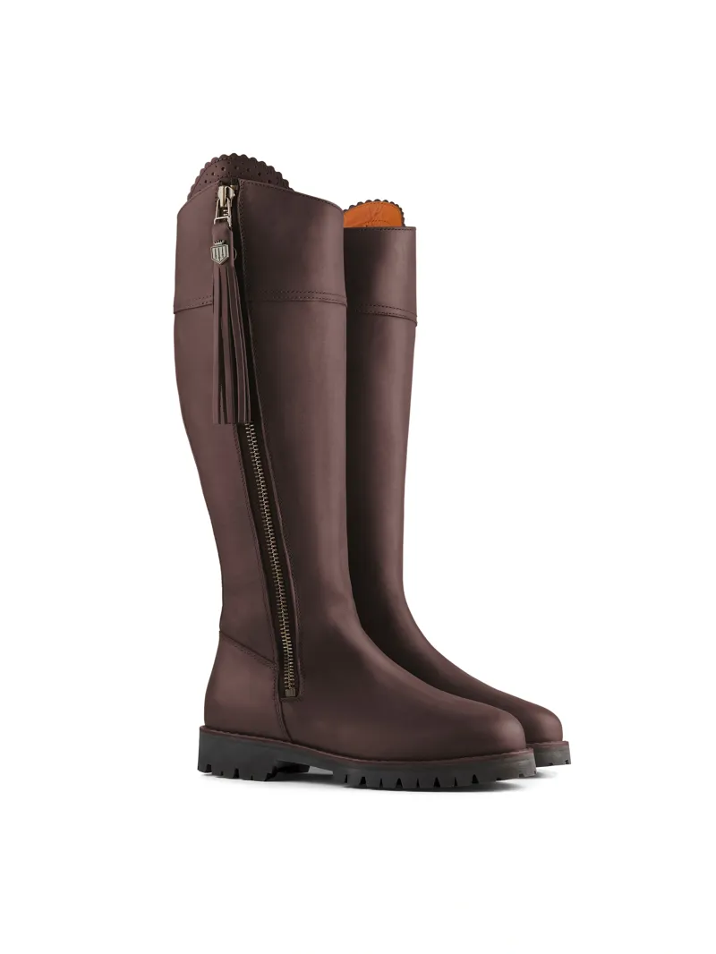 Fairfax and Favor Explorer Waterproof Boot Sporting Fit in Mahogany Leather-1