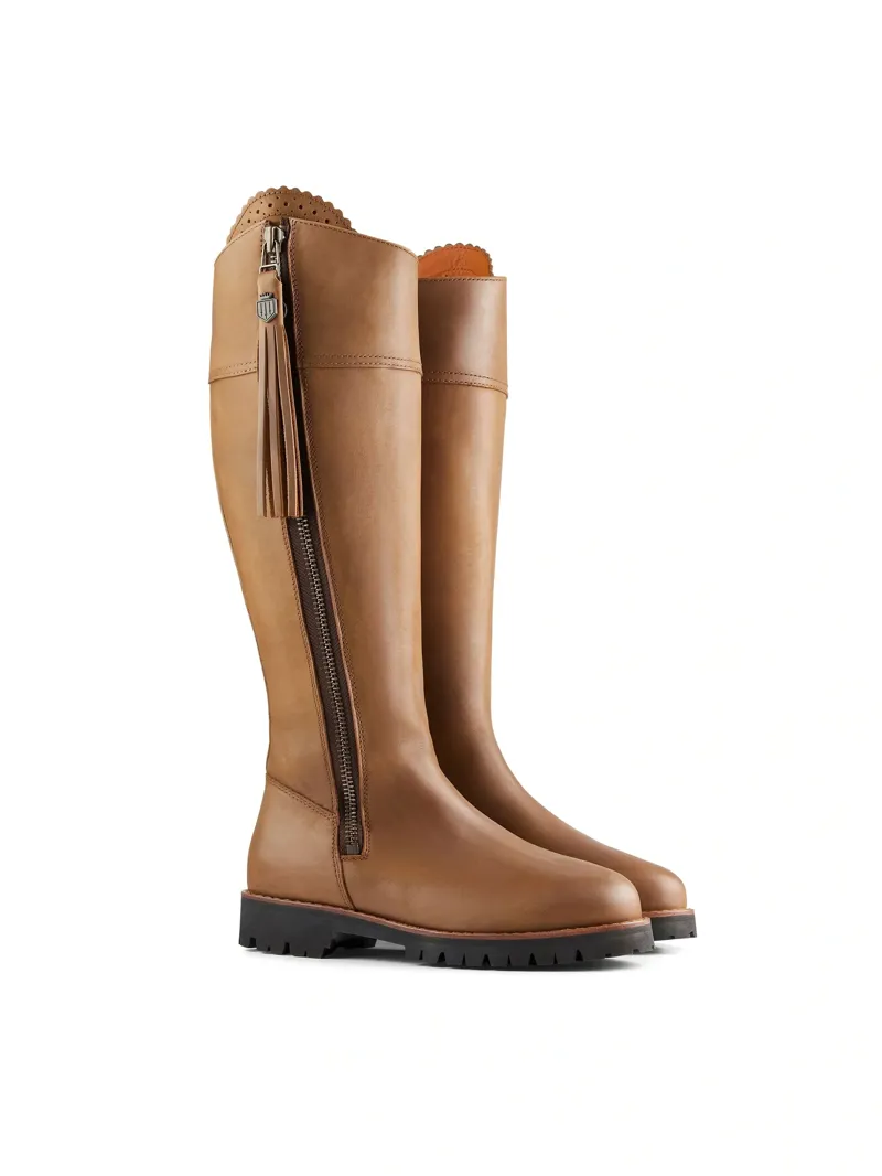 Fairfax and Favor Explorer Waterproof Boot Sporting Fit in Oak Leather-2