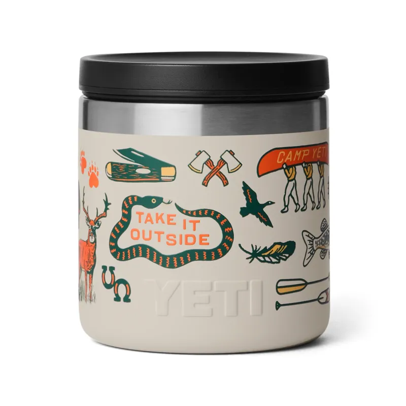Yeti 8 oz Insulated Food Jar in Cape Summer Camp-2