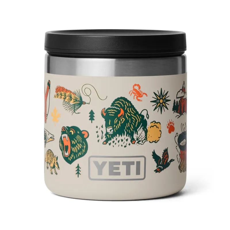 Yeti 8 oz Insulated Food Jar in Cape Summer Camp