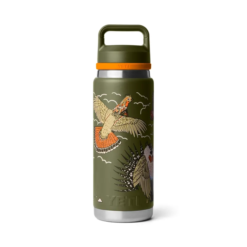 Yeti 26oz Chug Bottle in Upland Birds Olive-1