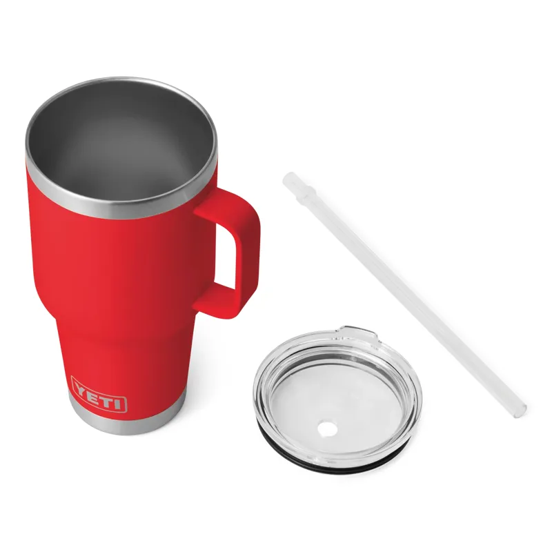 Yeti 35oz Straw Mug in Rescue Red-2