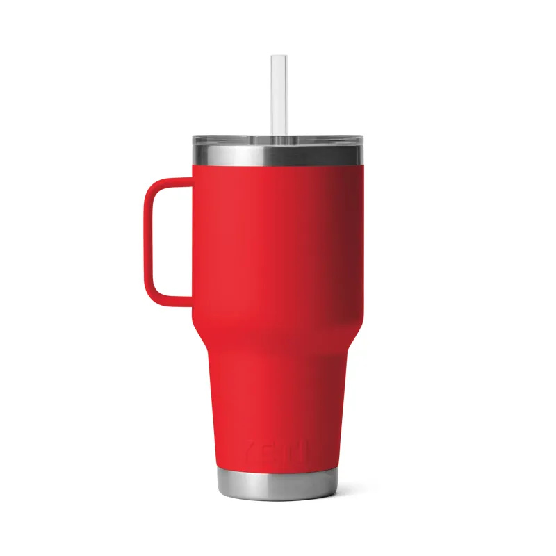 Yeti 35oz Straw Mug in Rescue Red-3