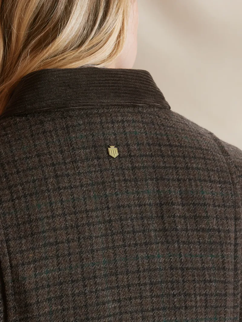 Fairfax and Favor The Willow Wool Coat in Bark-4
