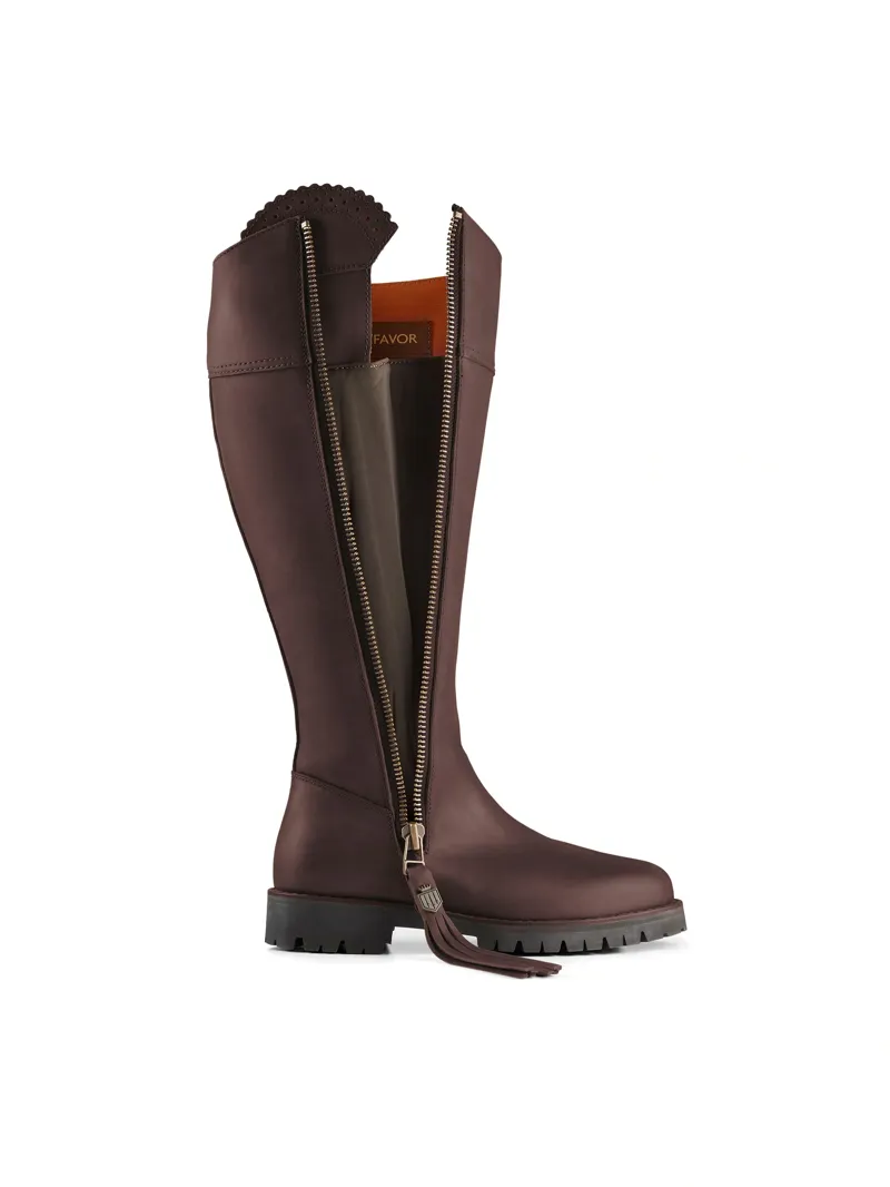 Fairfax and Favor Explorer Waterproof Boot Sporting Fit in Mahogany Leather-2