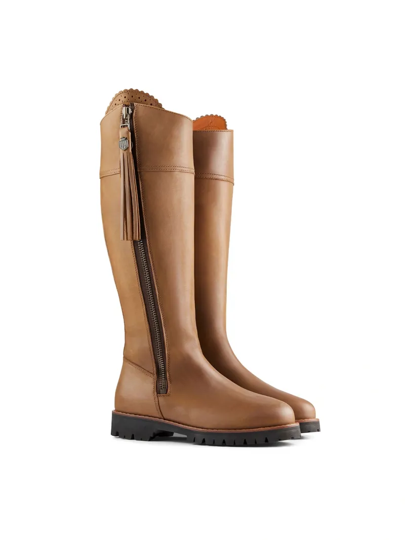 Fairfax and Favor Explorer Waterproof Boot Regular Fit in Oak Leather-1