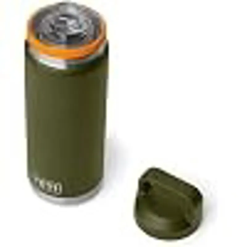 Yeti 26oz Chug Bottle in Olive/King Crab Orange-1