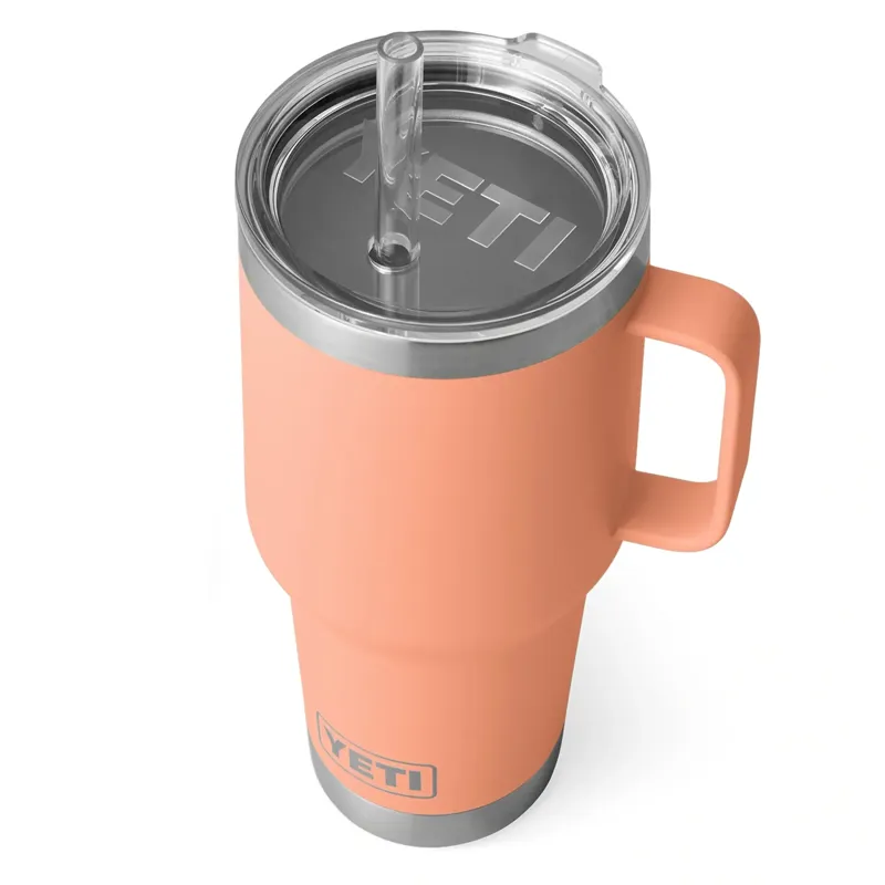 Yeti 35oz Straw Mug in Peach-1