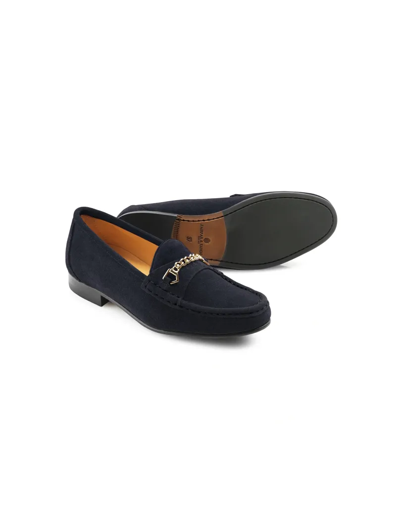 Fairfax and Favor Apsley Loafer in Navy-2
