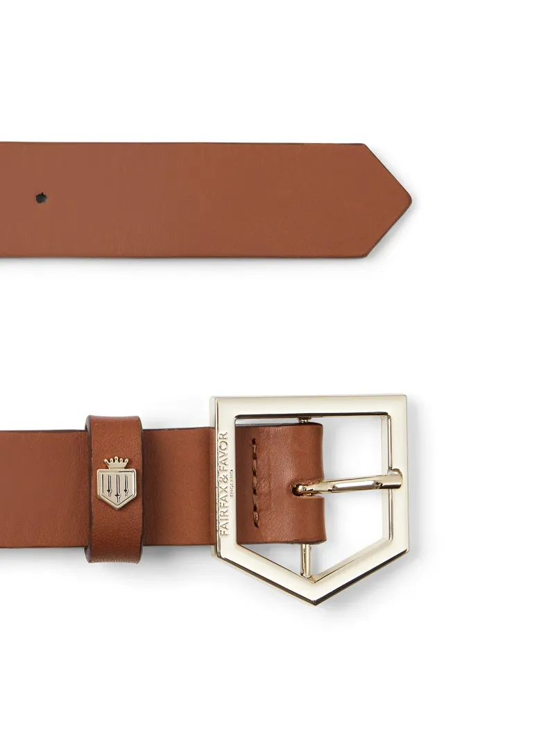 Fairfax and Favor Sennowe Belt in Tan Leather-3