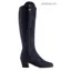 Fairfax and Favor Regina Heeled Boot Sporting Fit in Navy Suede