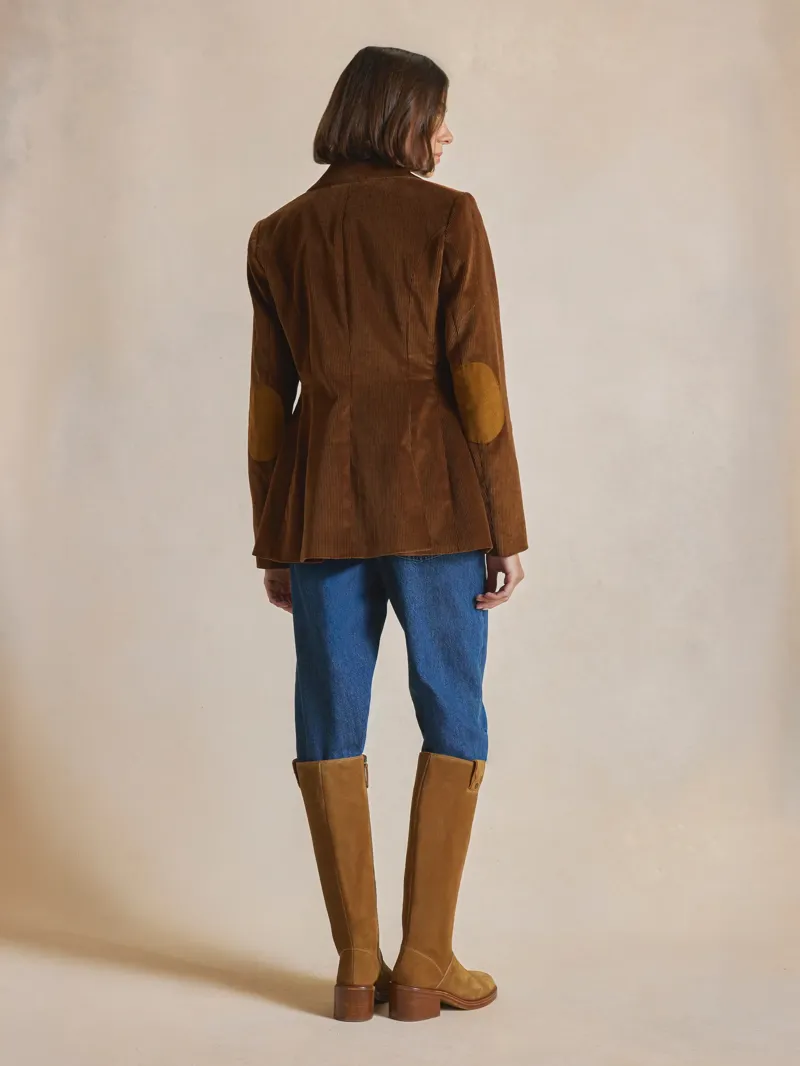 Fairfax and Favor The Josie Cord Blazer in Tan-3