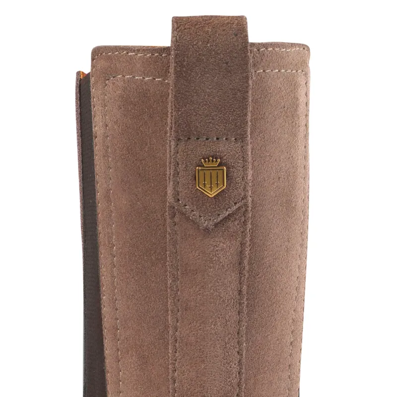Fairfax and Favor Heeled Boudica Stockist Exclusive Boots in Deep Taupe Suede-4