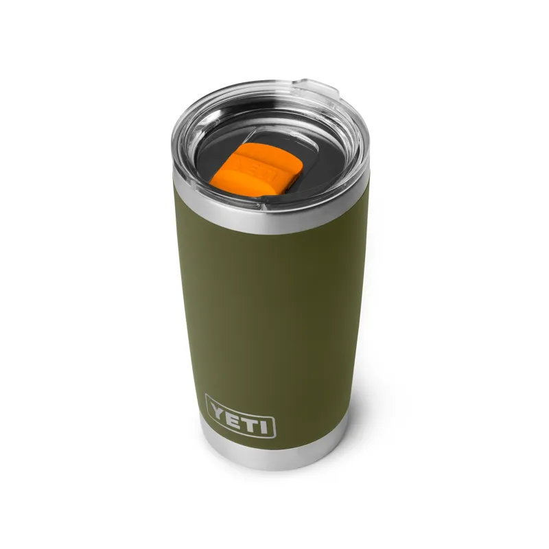 Yeti 20oz Tumbler in Olive/ King Crab Orange-1