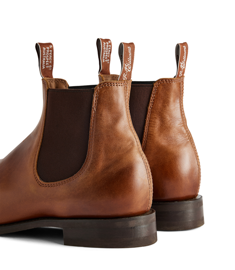 R M Williams Comfort Craftsman Boot in Tan Pull Up-4