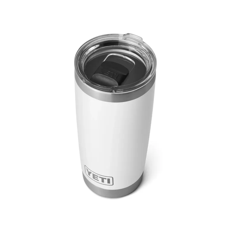 Yeti 20oz Tumbler in White-1