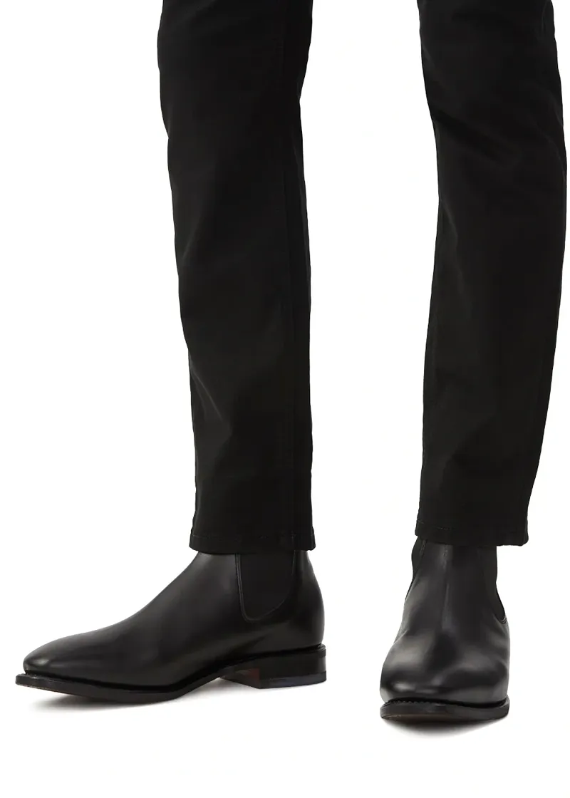 R M Williams Comfort Craftsman Boot in Black Leather-6