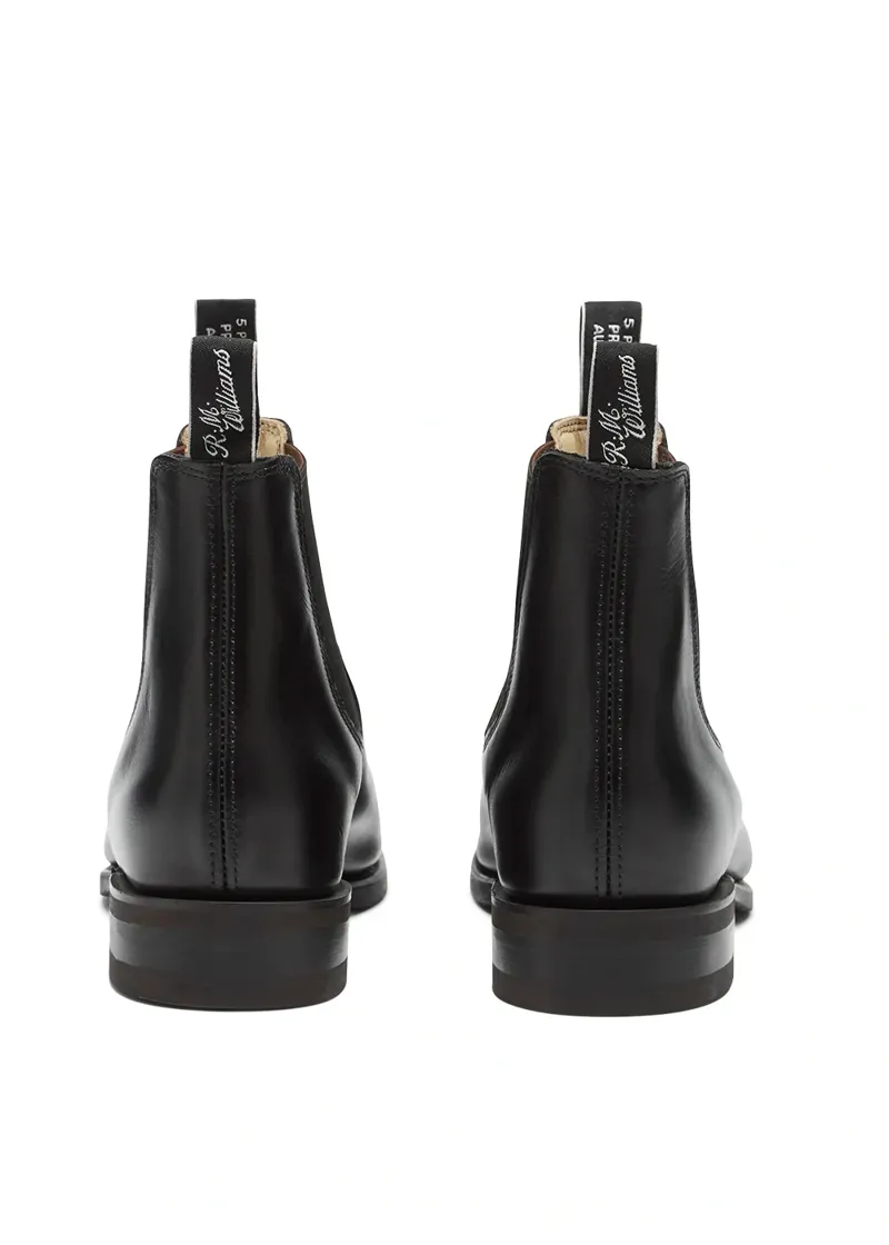 R M Williams Comfort Craftsman Boot in Black Leather-5