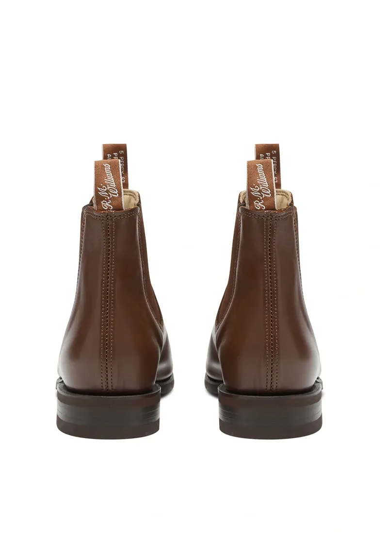 R M Williams Comfort Craftsman Boot in Dark Tan Yearling-4