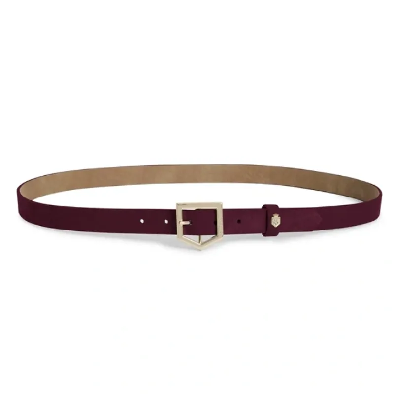 Fairfax and Favor Sennowe Belt in Elderberry Suede