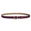 Fairfax and Favor Sennowe Belt in Elderberry Suede
