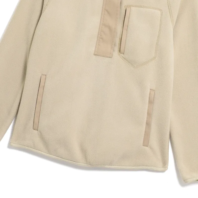 Fairfax and Favor The Aria 1/4 Zip Fleece in Oatmeal-4