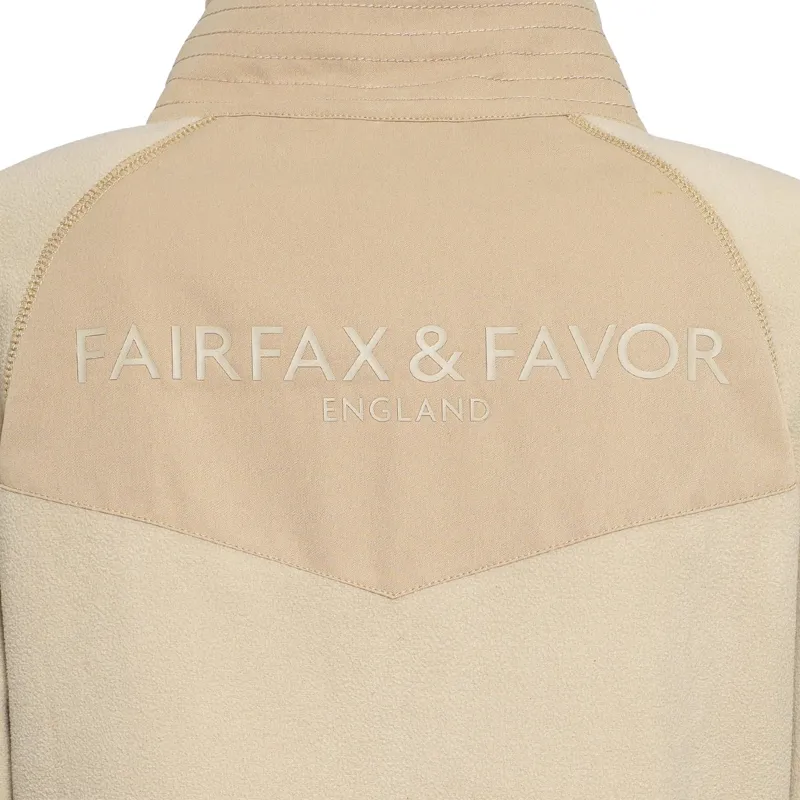 Fairfax and Favor The Aria 1/4 Zip Fleece in Oatmeal-5