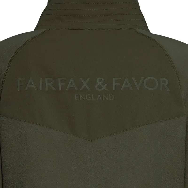 Fairfax and Favor The Aria 1/4 Zip Fleece in Khaki-6