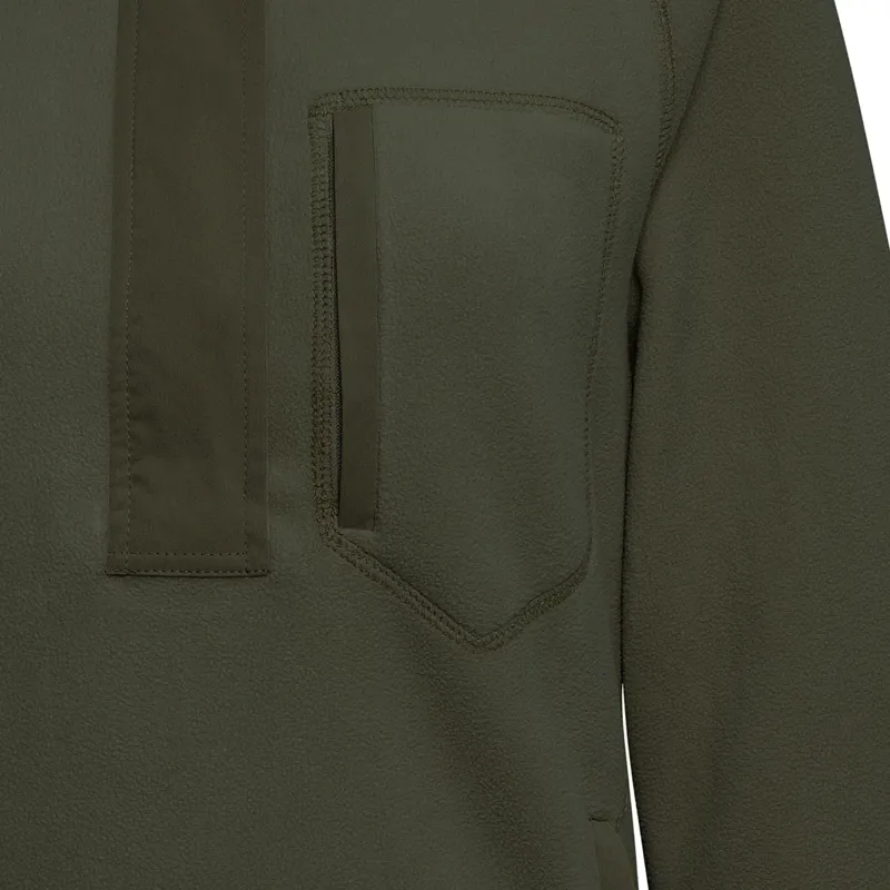 Fairfax and Favor The Aria 1/4 Zip Fleece in Khaki-5