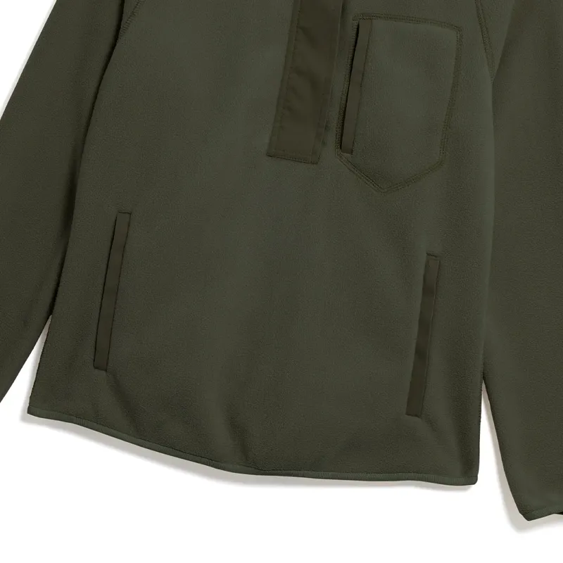 Fairfax and Favor The Aria 1/4 Zip Fleece in Khaki-3