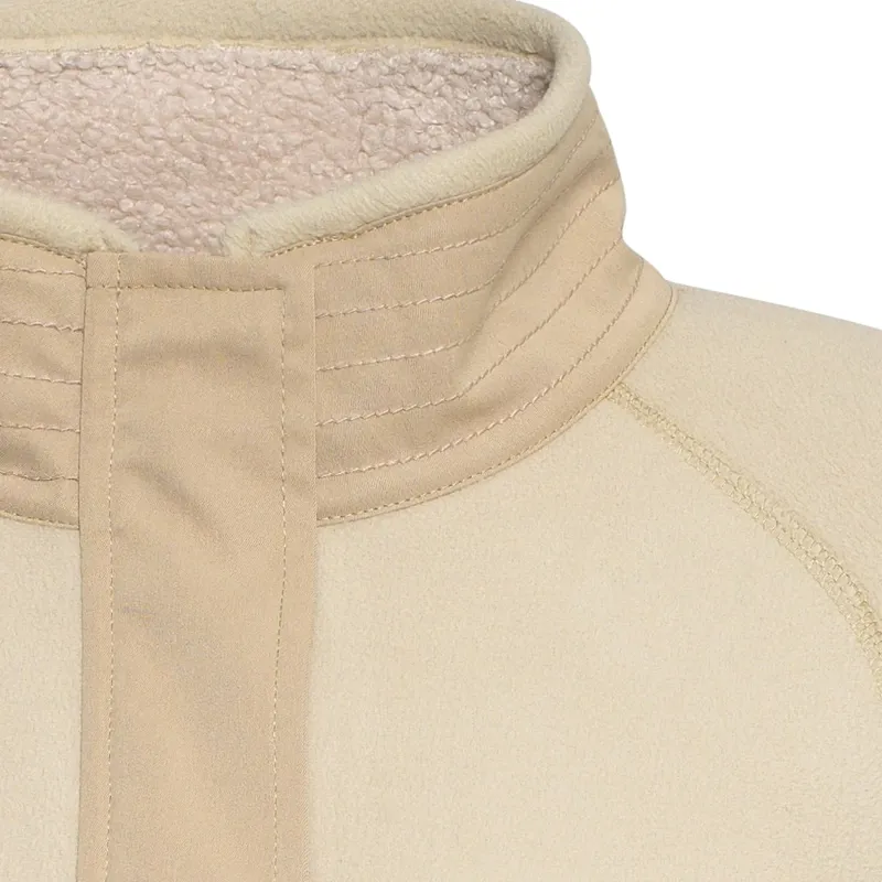 Fairfax and Favor The Aria 1/4 Zip Fleece in Oatmeal-2