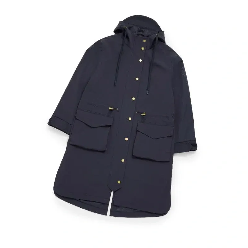 Fairfax and Favor The Cressida Rain Coat in Navy-2