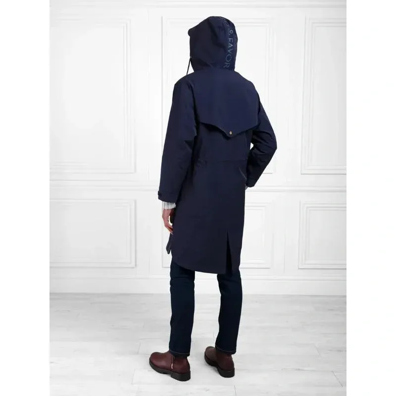 Fairfax and Favor The Cressida Rain Coat in Navy-5