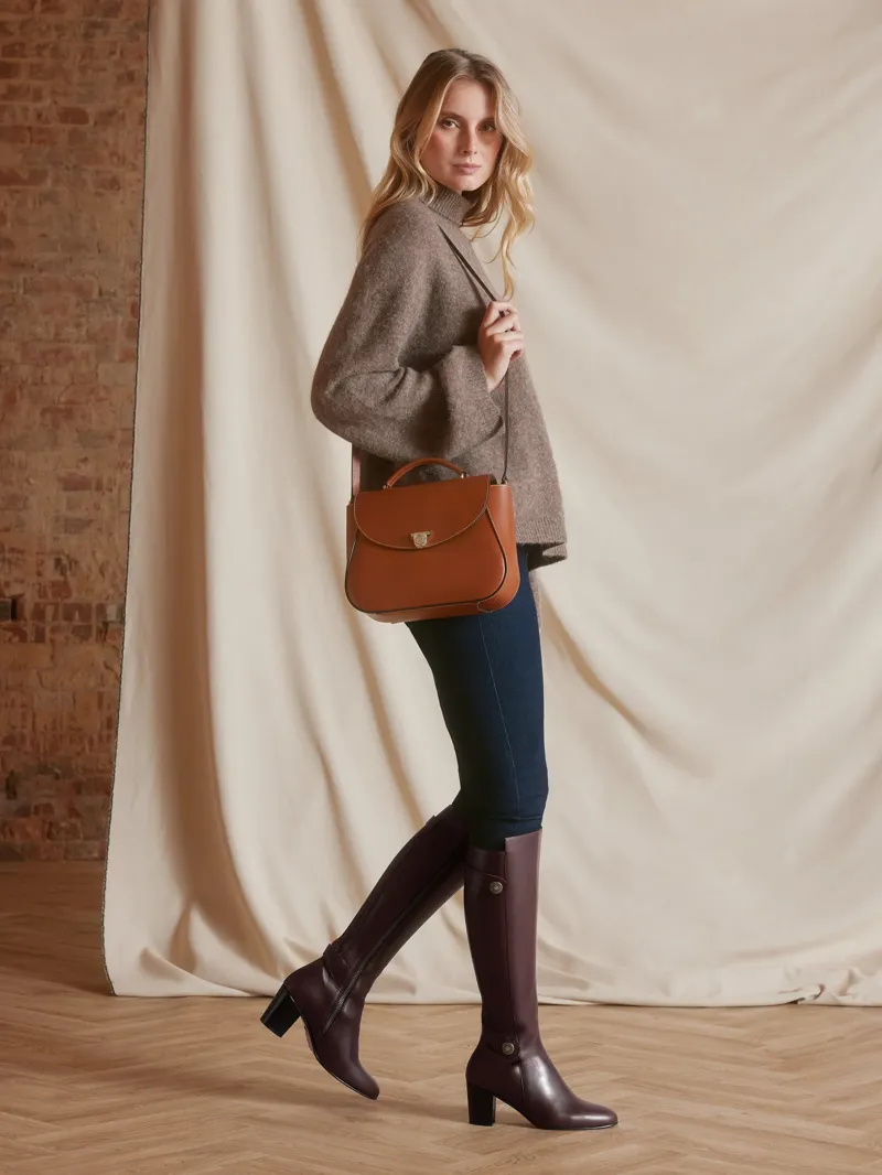 Fairfax and Favor The Upton Boots in Mahogany Leather-5
