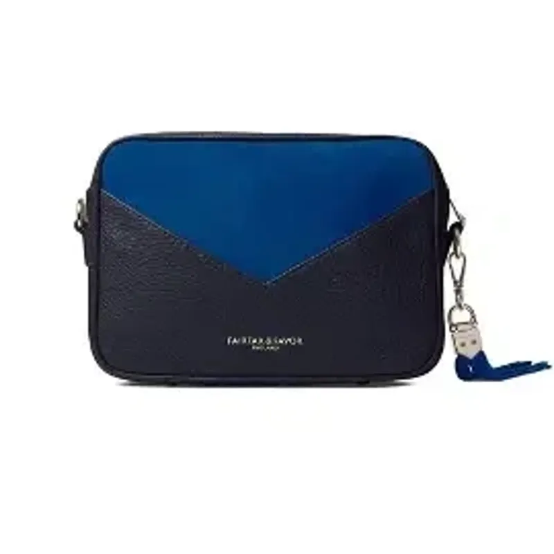 Fairfax and Favor Finsbury Stockist Exclusive Crossbody Bag in Porto/Navy-1