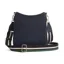 Fairfax and Favor Richmond Messenger Bag in Navy Suede