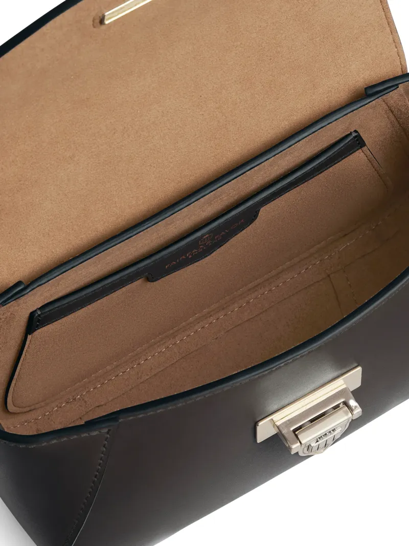 Fairfax and Favor Mini Blenheim Handbag in Mahogany Leather-3