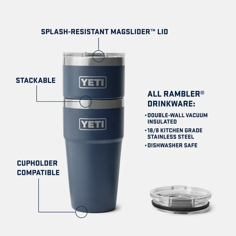 Yeti 20oz Stackable Cup in Navy-2