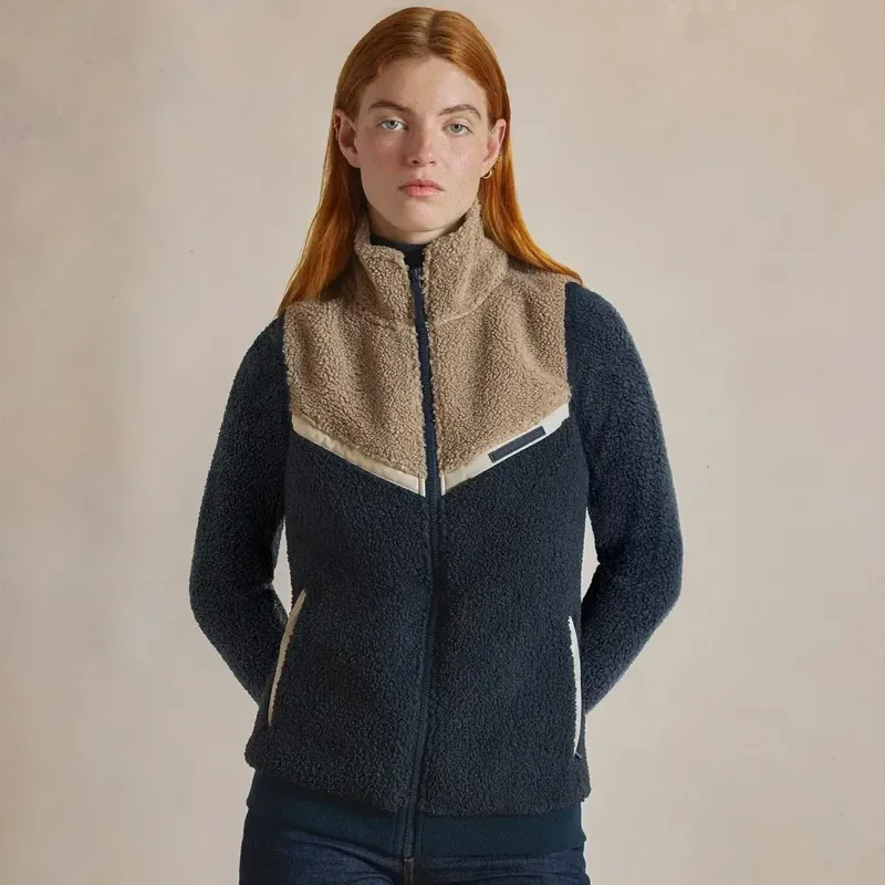 Fairfax and Favor Ava Fleece Jacket in Tricolour-2