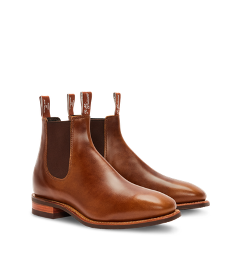 R M Williams Comfort Craftsman Boot in Caramel Oily Fern-1