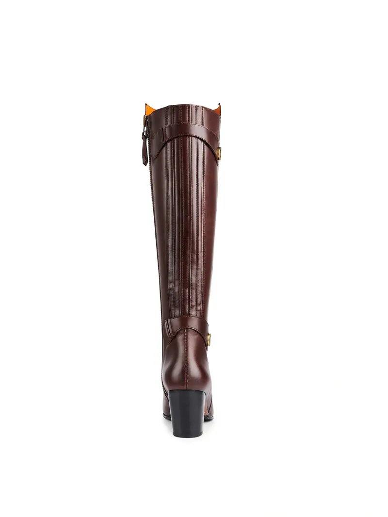 Fairfax and Favor The Upton Boots in Mahogany Leather-2