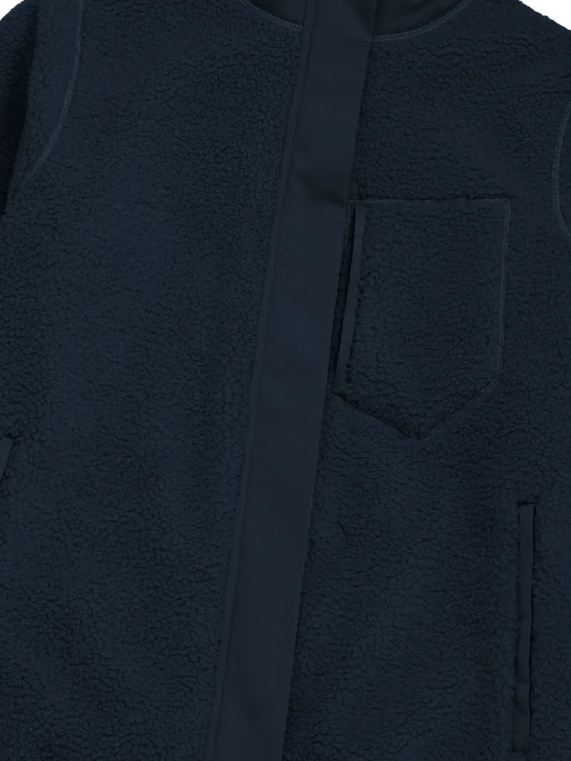 Fairfax and Favor Agnes Fleece Jacket in Navy-3
