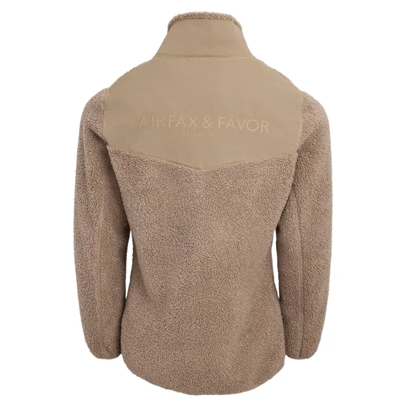 Fairfax and Favor Agnes Fleece Jacket in Fawn-2