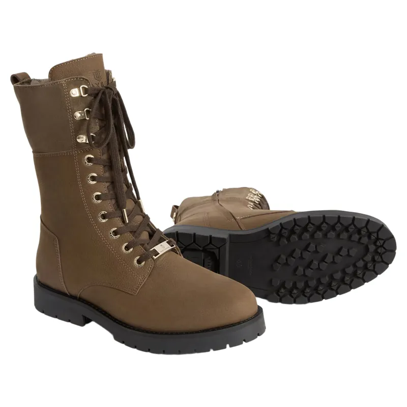 Fairfax and Favor Anglesey Shearling Lined Boot in Fog Nubuck-1