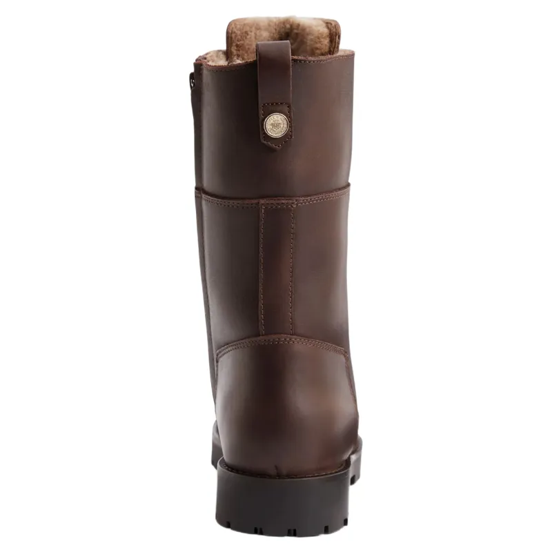 Fairfax and Favor Anglesey Shearling Lined Boot in Mahogany Leather-3