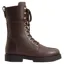Fairfax and Favor Anglesey Shearling Lined Boot in Mahogany Leather